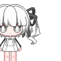 Hair Pigtail LR Position 2